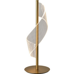 Φωτιστικό επιτραπέζιο Σπιράλ χρυσό 50x18cm Schuller 351287