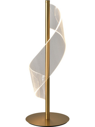 Φωτιστικό επιτραπέζιο Σπιράλ χρυσό 50x18cm Schuller 351287