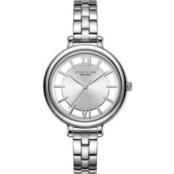 Kenneth Cole Γυναικείο Ρολόι με Ασημί Μεταλλικό Μπρασελέ KC50789004