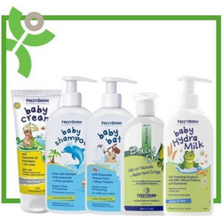 Frezyderm Frezybox: Frezyderm 1x Baby Cream (1x175ml) & 1 Baby Shampoo (300ml) & 1 Baby Bath (300ml) & 1 Baby Oil (200ml) & 1 Baby Hydra Milk (300ml)