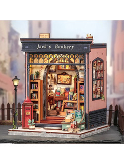 Cutebee Jack's Bookery 3D Book Nook DIY 330 Κομμάτια 18cm