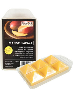 Αρωματικά Wax Melts Gala με άρωμα Mango/Papaya και σχήμα πυραμίδας - 70g