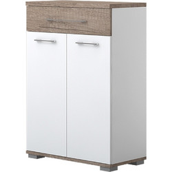 PoliHome Celeste Παπουτσοθήκη Ξύλινη Λευκή Μ68xΠ35xΥ98cm 161586539