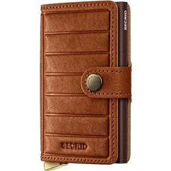 Secrid Premium Miniwallet Emboss Lines Cognac