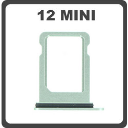 Original for Apple iPhone 12 Mini , iPhone12 Mini (A2399, A2176, A2398) SIM Card Tray Green Πράσινο Pulled