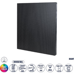 CRYSTALPIX 41041 Module για Οθόνες Video Wall 25x25cm 128x128px P1.95 GOB LED 40W 3840Hz 16384 Dots 800cd/m Nits DC 5V Εσωτερικού Χώρου IP31 Full Color S1/32 14Bits - Kinglight SMD1515 - Δεξί - Μ25 x