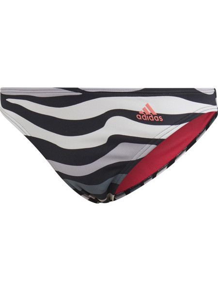 Adidas Performance Animal Print Αθλητικό Γυναικείο Μαγιό Μαύρο Άσπρο GJ0571