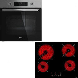 Teka Φούρνος Ηλεκτρικός Άνω Πάγκου 70lt 59.5cm HSB6360SS με Επαγωγικές Εστίες TBC64010TTC
