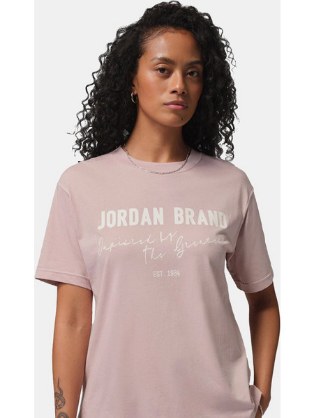 Jordan Brooklyn Graphic Γυναικείο T-Shirt IF0809-627 Particle Rose/Sail