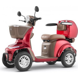 VEVOR Heavy Duty 4-Wheel Mobility Scooter για ηλικιωμένους και ενήλικες, χωρητικότητα 500 lbs, 35 KM 3-ταχύτητα μεγάλης εμβέλειας, 1000W παντός εδάφους ηλεκτρικό αναπηρικό σκούτερ αναψυχής, μέγιστη ικ