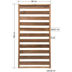 Ξύλινο διαχωριστικό καφασωτό 90x180cm Tesias Group