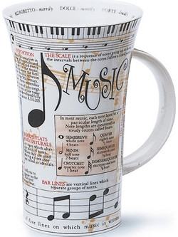 Κούπα Glen Music Πορσελάνη 500ml Dunoon (10x15 cm)