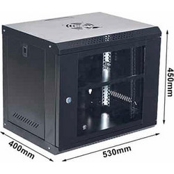 Επίτοιχο Rack 9U 19" 53x45x40cm CC5166 AR-530-9U ART