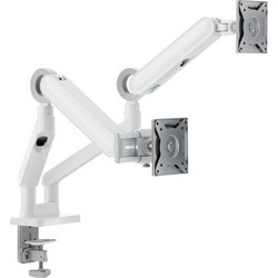 Alogic Glide Flexible Dual Arm Monitor Mount 17-35 White (C32GMA2)