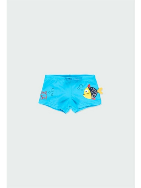Boboli Βρεφικό Μαγιό Boxer για Αγόρι Τιρκουάζ 814014-2515