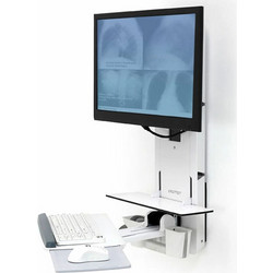 Ergotron StyleView Επιτοίχια Βάση Οθόνης έως 24" Λευκή