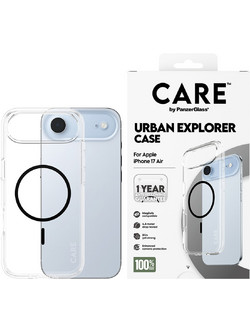 Διάφανη Θήκη CARE by Panzerglass Urban Explorer με Black MagSafe για iPhone Air