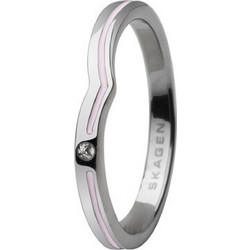 Skagen Γυναικείο Δαχτυλίδι από Ατσάλι Ασημί JRSP018SS