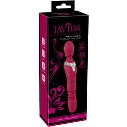 Javida Warming & Thrusting Δονητής Μασάζ 27cm Fuschia
