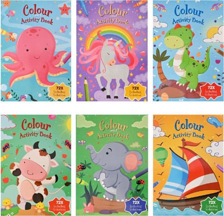 Box of 24 x Avenir - Activity Book Asst (1342)