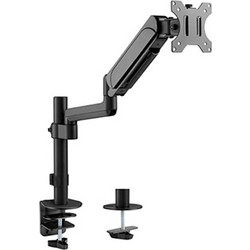 GEMBIRD ADJUSTABLE DESK DISPLAY MOUNTING ARM, 17"-32" UP TO 9 KG BLACK