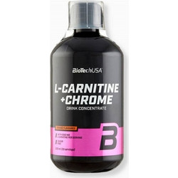 Biotech USA L-Carnitine + Chrome Orange Συμπλήρωμα Διατροφής με Καρνιτίνη 500ml