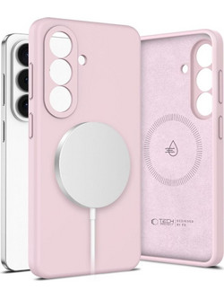 Tech-Protect Silicone Magsafe Back Cover Pink (Samsung Galaxy S26 Plus)