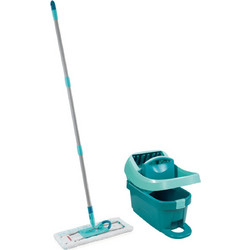 Leifheit LEIFHEIT 55096 Profi XL Σετ Κουβάς Σφουγγαρίστρα με Στραγγιστήρι και Ρόδες