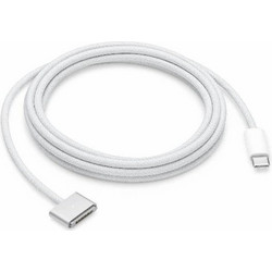 Καλώδιο Φόρτισης APPLE (MW613ZM/A) USB-C σε MagSafe 3 - 140W - Braided - 2m - Λευκό MW613ZM/A