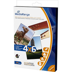 Φωτογραφικές Κάρτες MediaRange για Inkjet Εκτυπωτές High-Glossy 220g/m 50 Φύλλα (MRINK104)