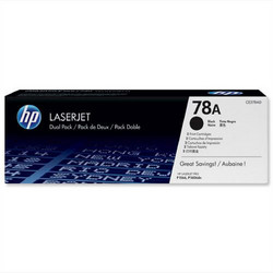 HP 78A Black Toner 2pcs