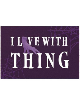 WEDNESDAY - I Live With Thing - Doormat 0.60cm x 0.40 x 1.50cm