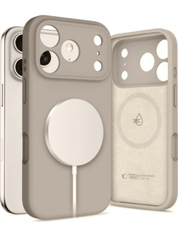 Tech-Protect Silicone MagSafe Case Gray (iPhone 17 Pro)