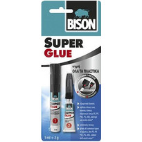BISON 7000850 SUPER GLUE ALL PLASTIC 3ml+2gr