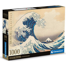 Puzzle Clementoni Museum Series Το Μεγάλο Κύμα 1000 Κομμάτια