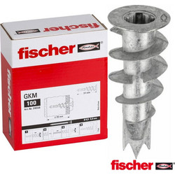 Fischer GKM Μεταλλικό βύσμα γυψοσανίδας μήκος 31mm 100τεμ 24556