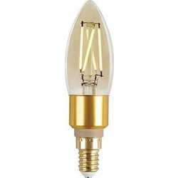 LUTEC LED Filament CCT TUNABLE Λάμπα 3ης Γενιάς Με Εναλλαγή Φωτισμού C35 5.5W E27 2200K-5500K 240V - LUTEC CONNECT - 1-T8712501312