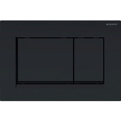 Πλακέτα Χειρισμού Geberit Sigma 30 115.883.16.1 Μαύρη Ματ Με Ρίγα Μαύρη Για Καζανάκια Διπλής Λειτουργίας