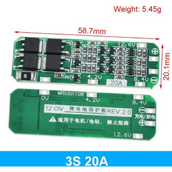 BMS 3S 20A Li-ion Battery Protection Board