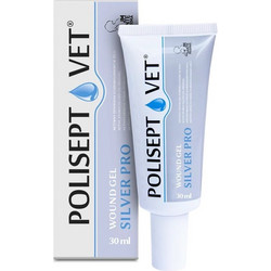 JM SANTE Polisept Vet Wound gel Silver Pro - gel dressing for dogs and cats - 30 ml