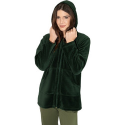 Harmony Γυναικεία Ρόμπα Χειμωνιάτικη Fleece Πράσινη 409717