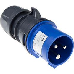 ΒΥΣΜΑ Commando CEE Power Connector 16A 230V in Blue (SFO64)