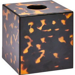 Tissue Box Θήκη Για Χαρτομάντηλα Τετράγωνη Faux Tortoseshell Addison Ross (14x14 cm)
