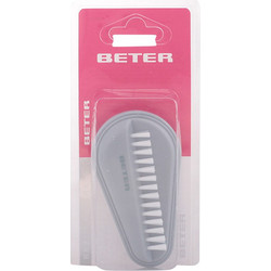 BETER Double-ended nail brush, nylon bristles gray 1 pc