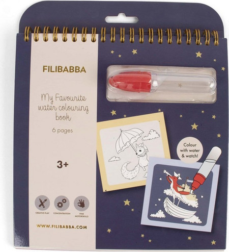 Filibabba - Dreamy Adventurers Water Colouring Book - (FI-03832)