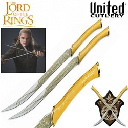 United Cutlery The Lord Of The Rings Fighting Knives Of Legolas