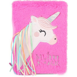 Believe In Magic A5 Plush Lined Notebook
