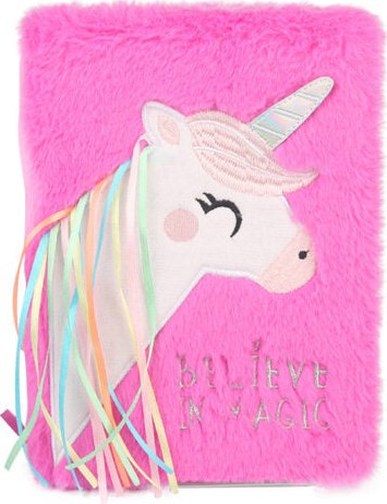 Believe In Magic A5 Plush Lined Notebook