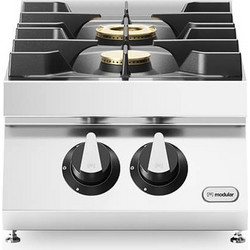 Κουζίνα αερίου 2 φλόγ. (3,5kW+6kW) επιτραπ. R70/40PCG/T ROC700