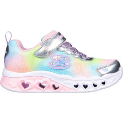 Skechers Flutter Heart Lights Παιδικά Sneakers με Φωτάκια Πολύχρωμα 302315L-SMLT